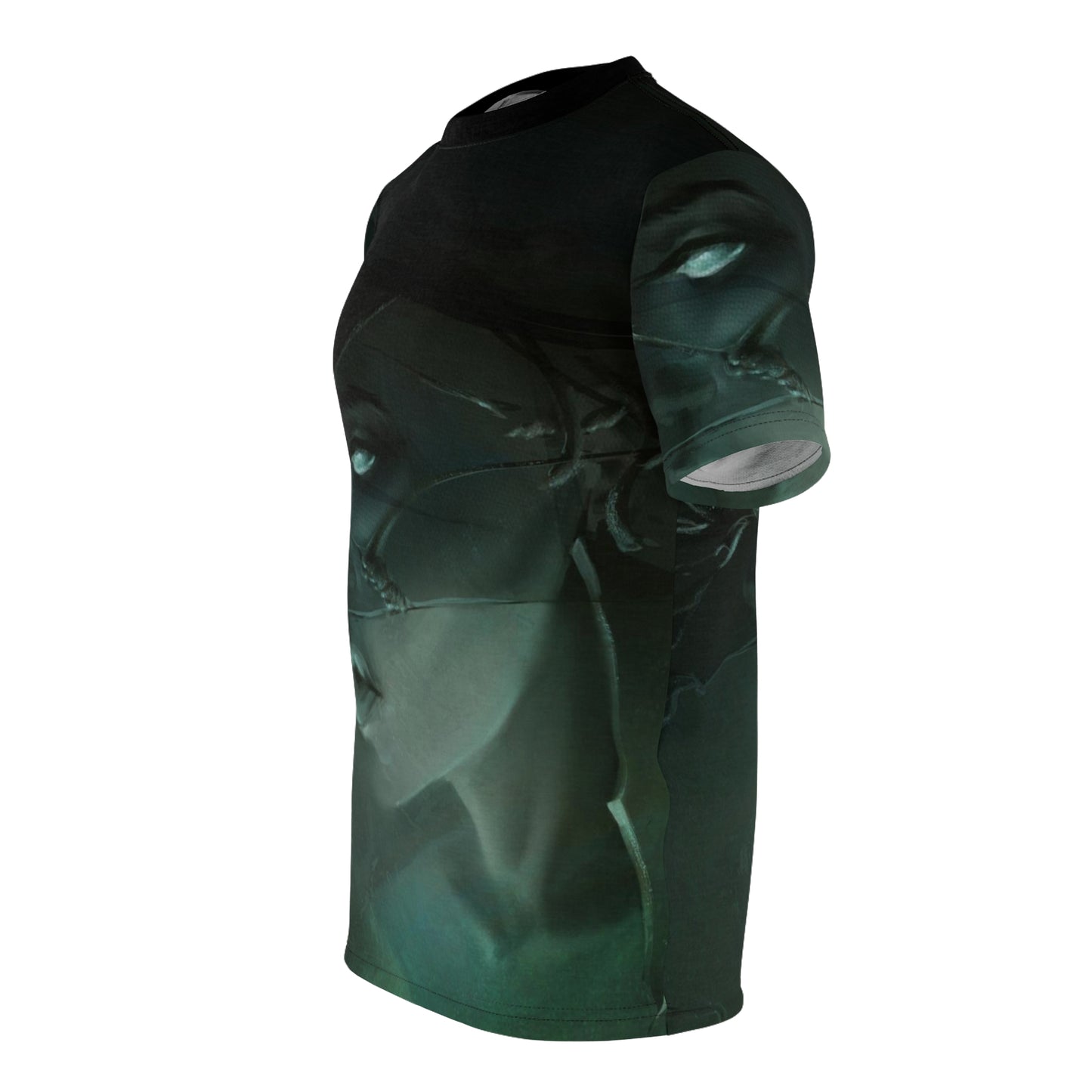 Evelyn the Mental Bearer Unisex Cut & Sew Tee (AOP)