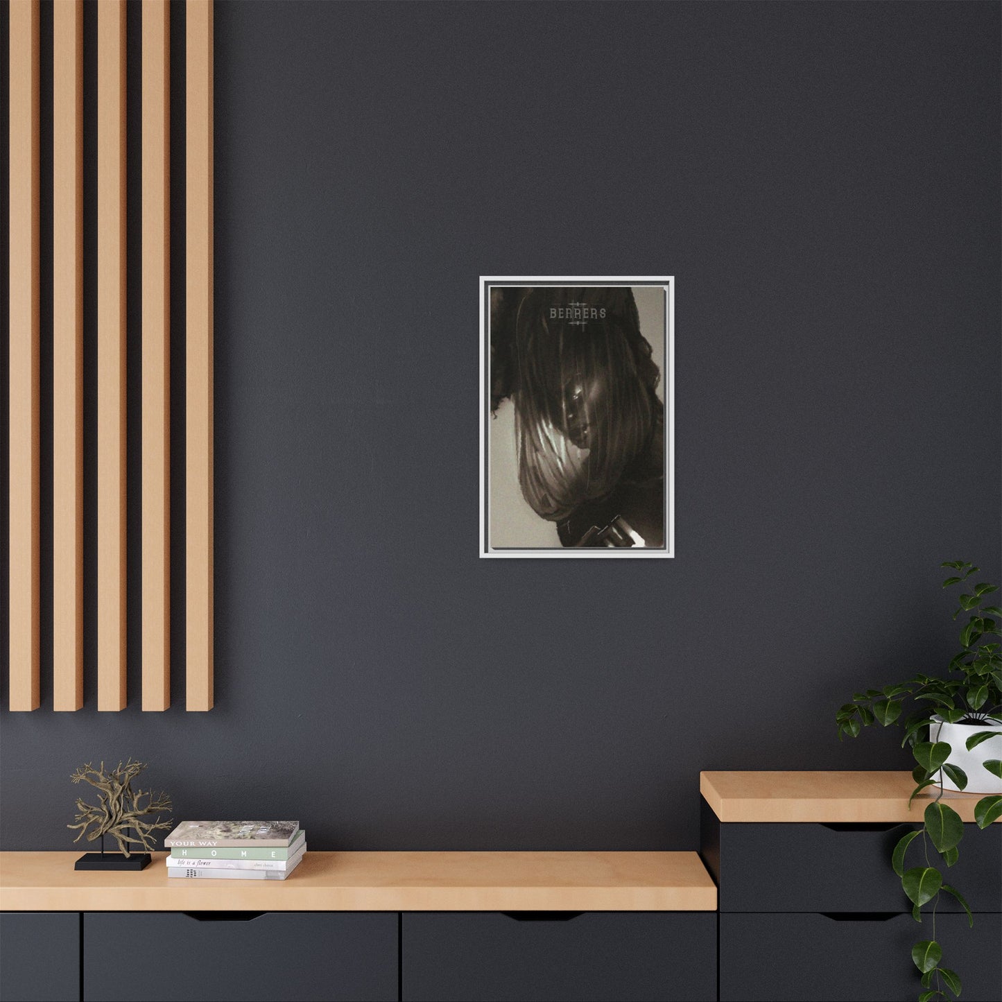 Adisa Harrow - The Mangled Bearer (Bust) Framed Canvas Art Print