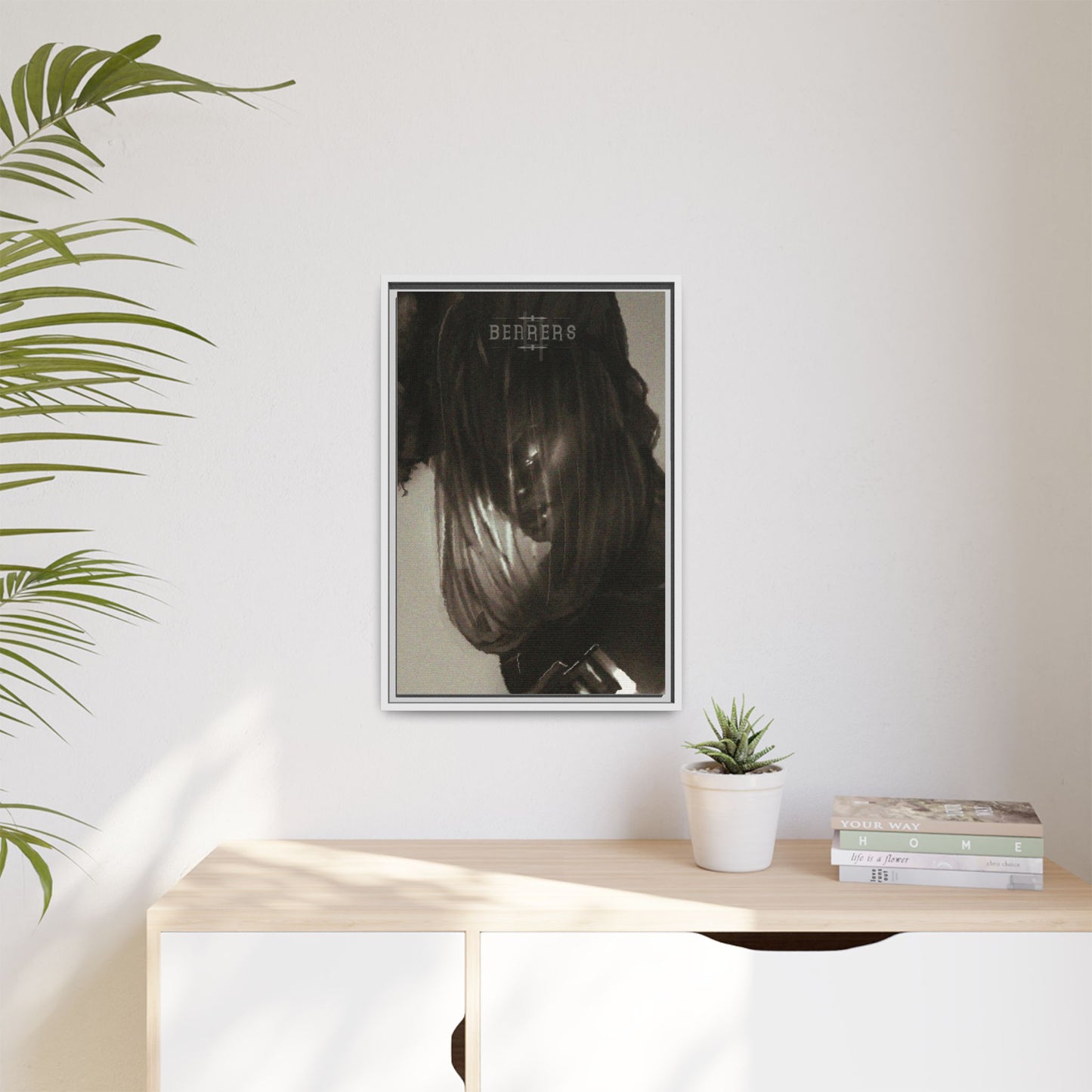 Adisa Harrow - The Mangled Bearer (Bust) Framed Canvas Art Print