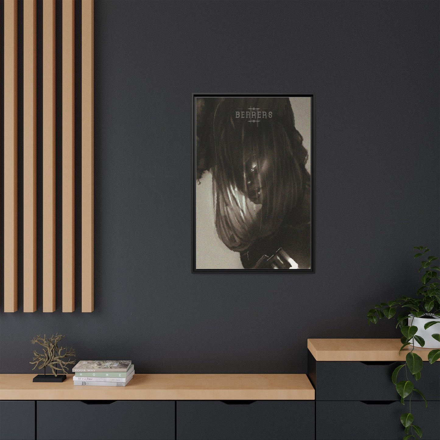 Adisa Harrow - The Mangled Bearer (Bust) Framed Canvas Art Print