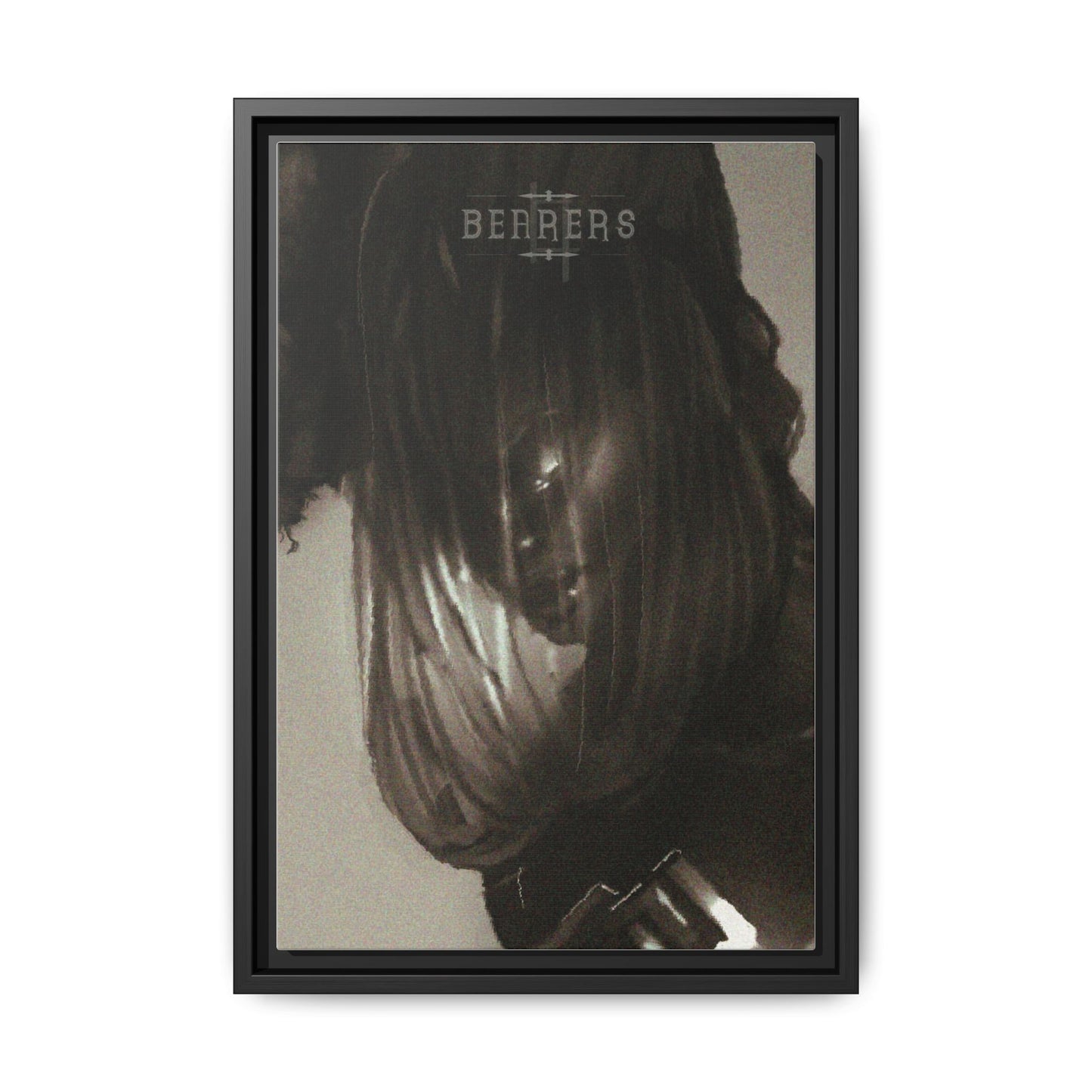 Adisa Harrow - The Mangled Bearer (Bust) Framed Canvas Art Print