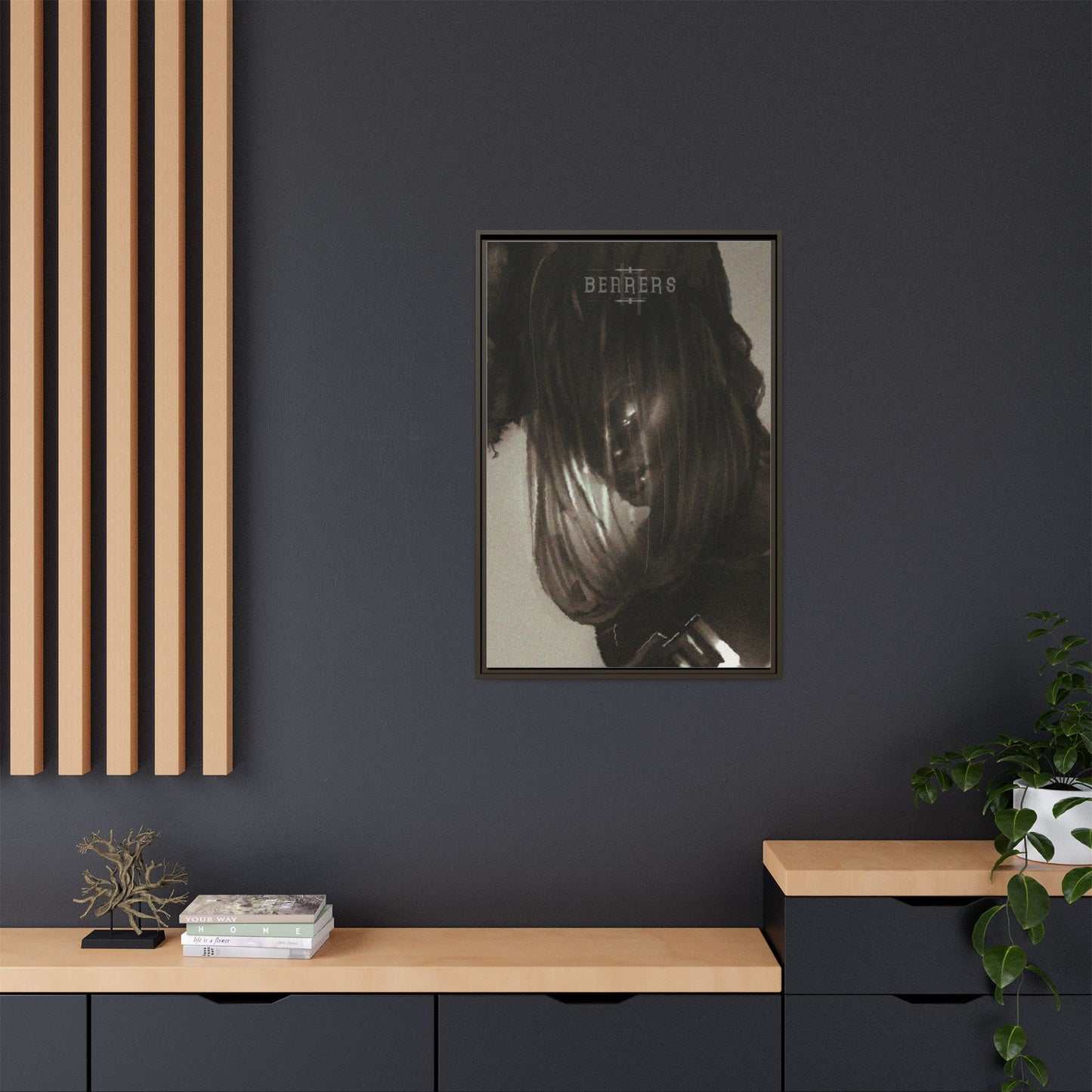 Adisa Harrow - The Mangled Bearer (Bust) Framed Canvas Art Print