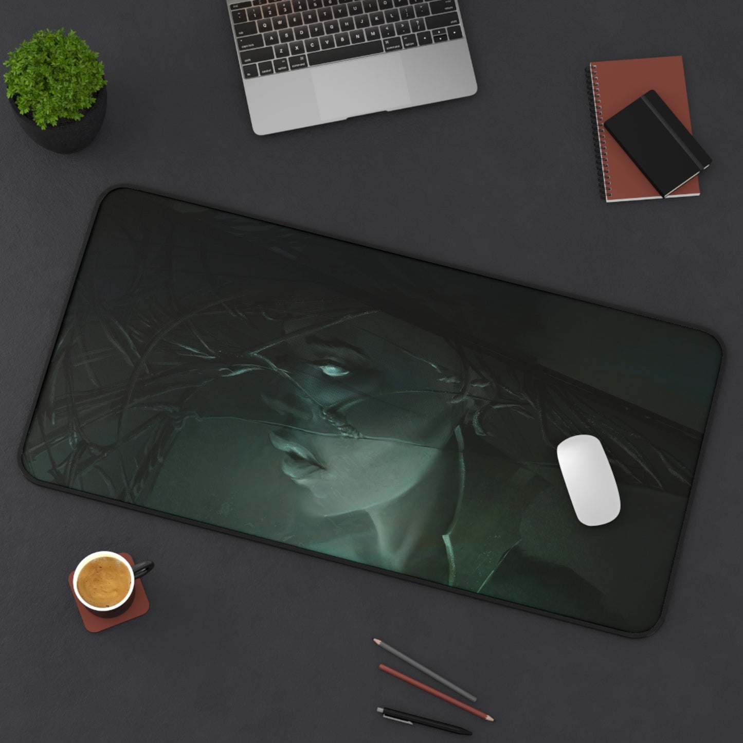 Evelyn the Mental Bearer Bearer Desk Mat