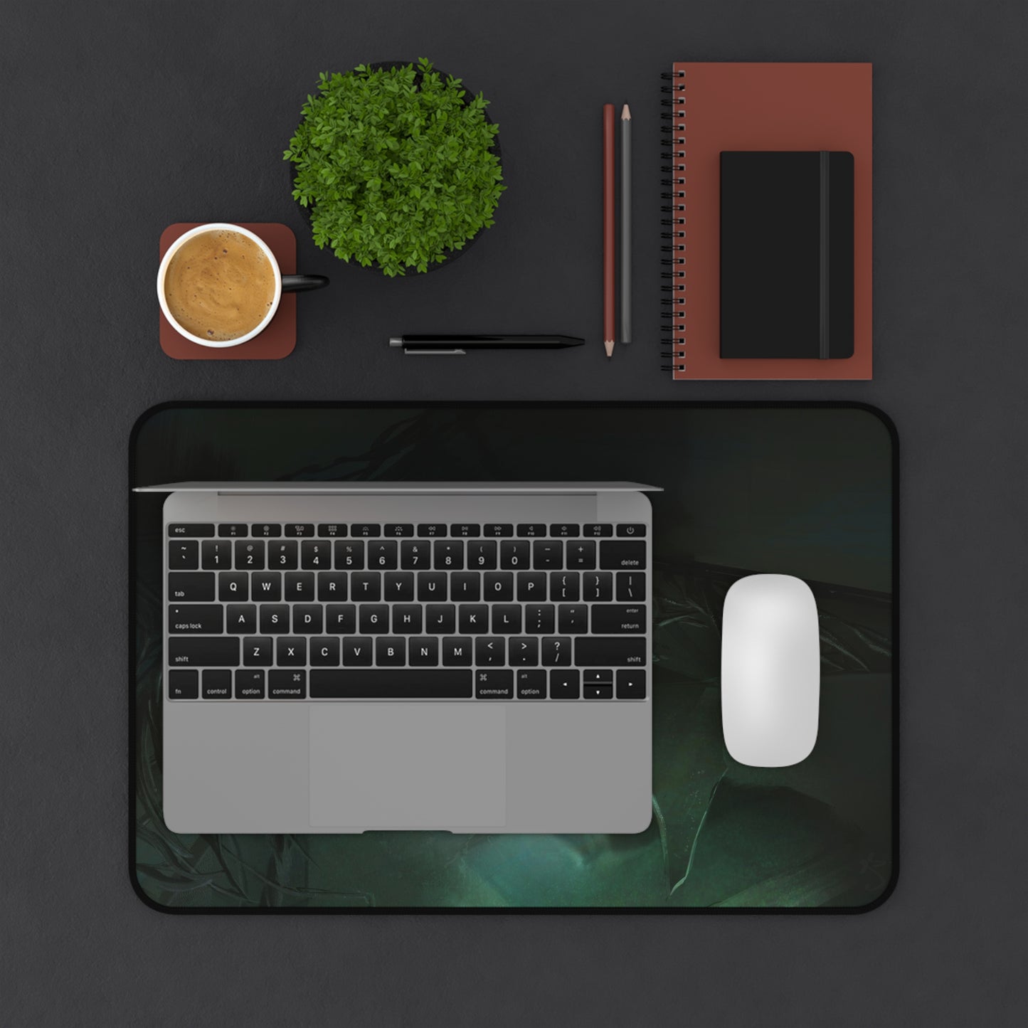 Evelyn the Mental Bearer Bearer Desk Mat