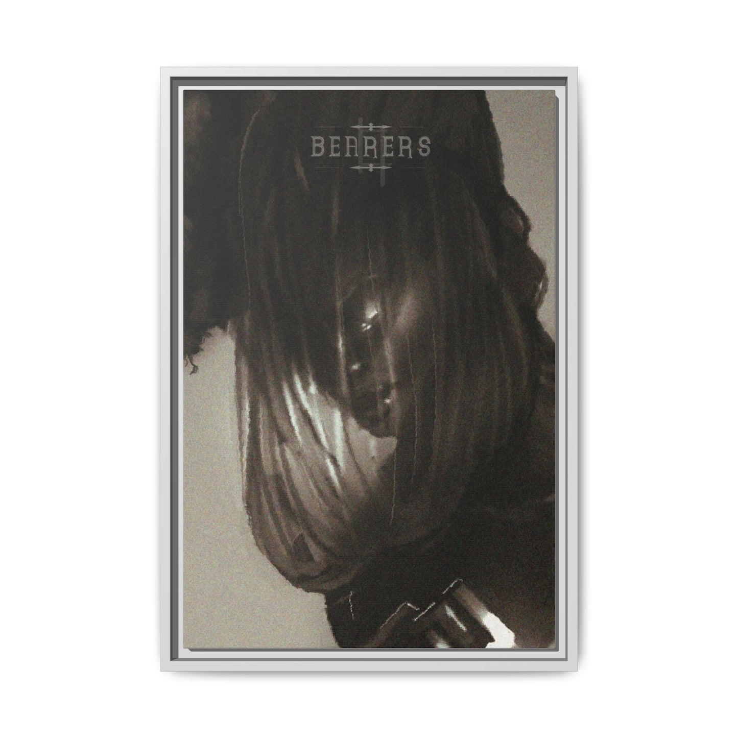 Adisa Harrow - The Mangled Bearer (Bust) Framed Canvas Art Print