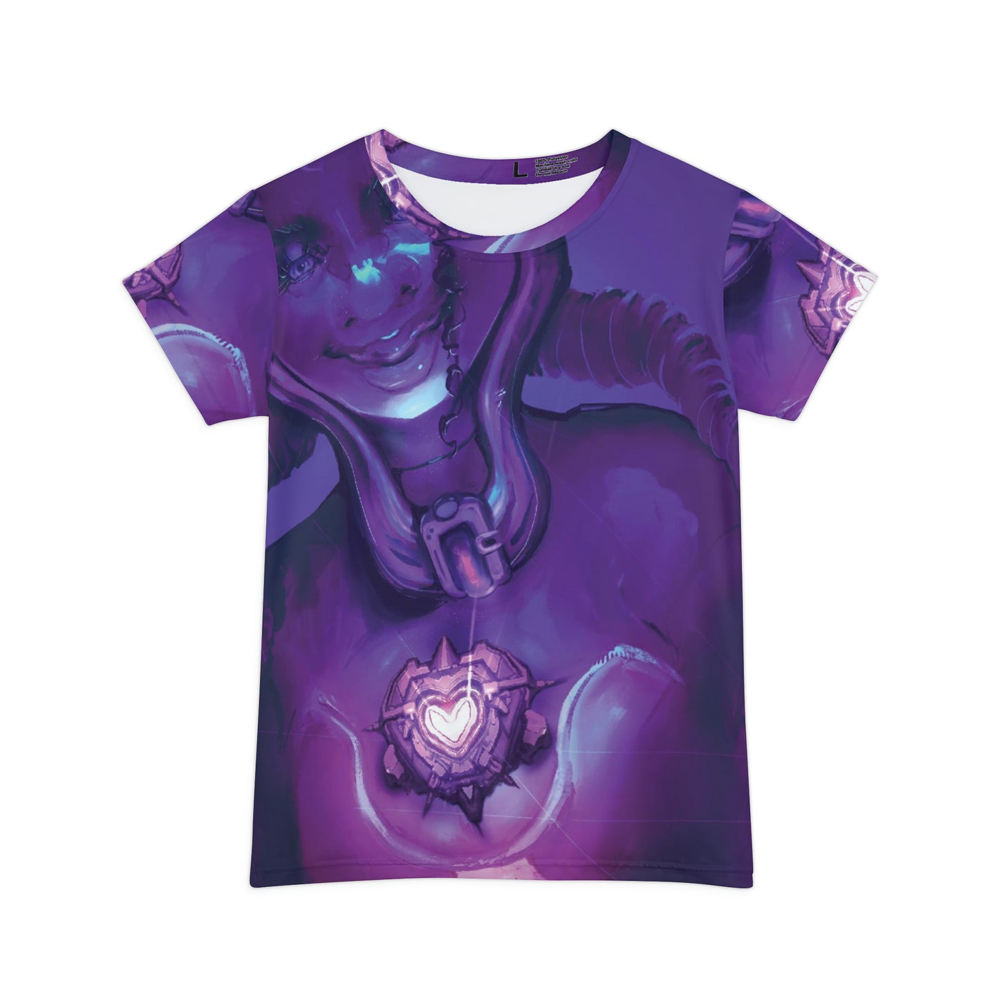 LoveTech(2).exe Women's Short Sleeve Shirt (AOP)