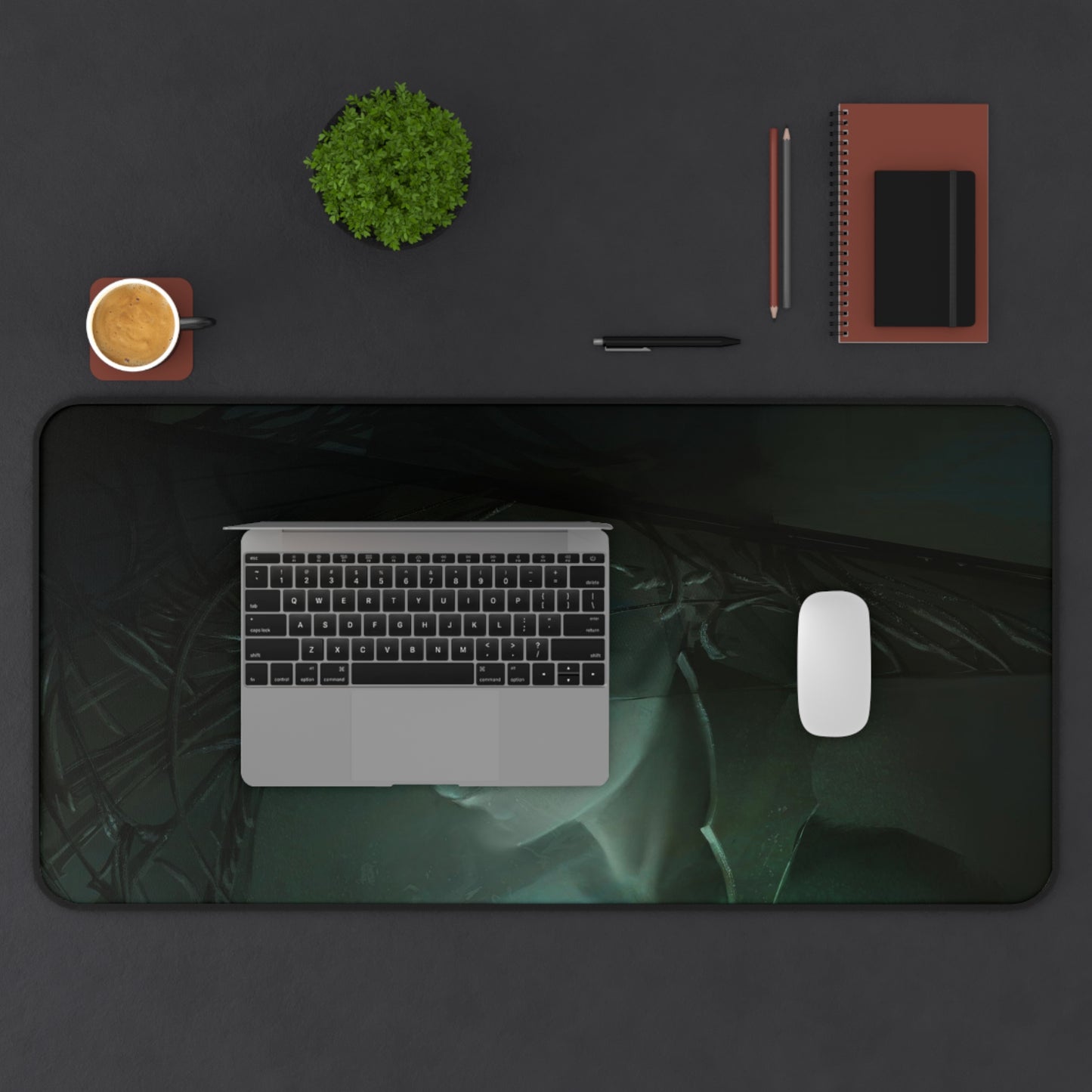Evelyn the Mental Bearer Bearer Desk Mat