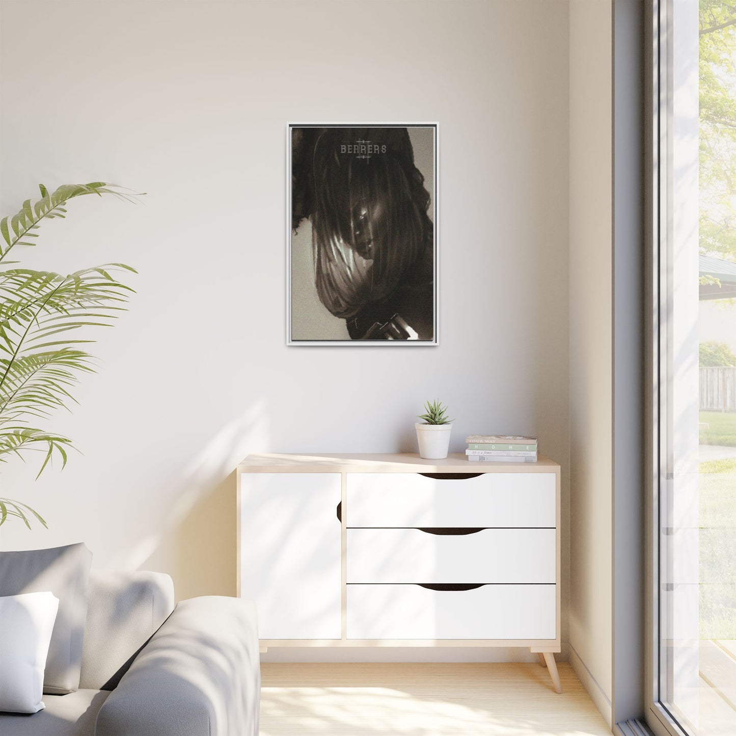 Adisa Harrow - The Mangled Bearer (Bust) Framed Canvas Art Print