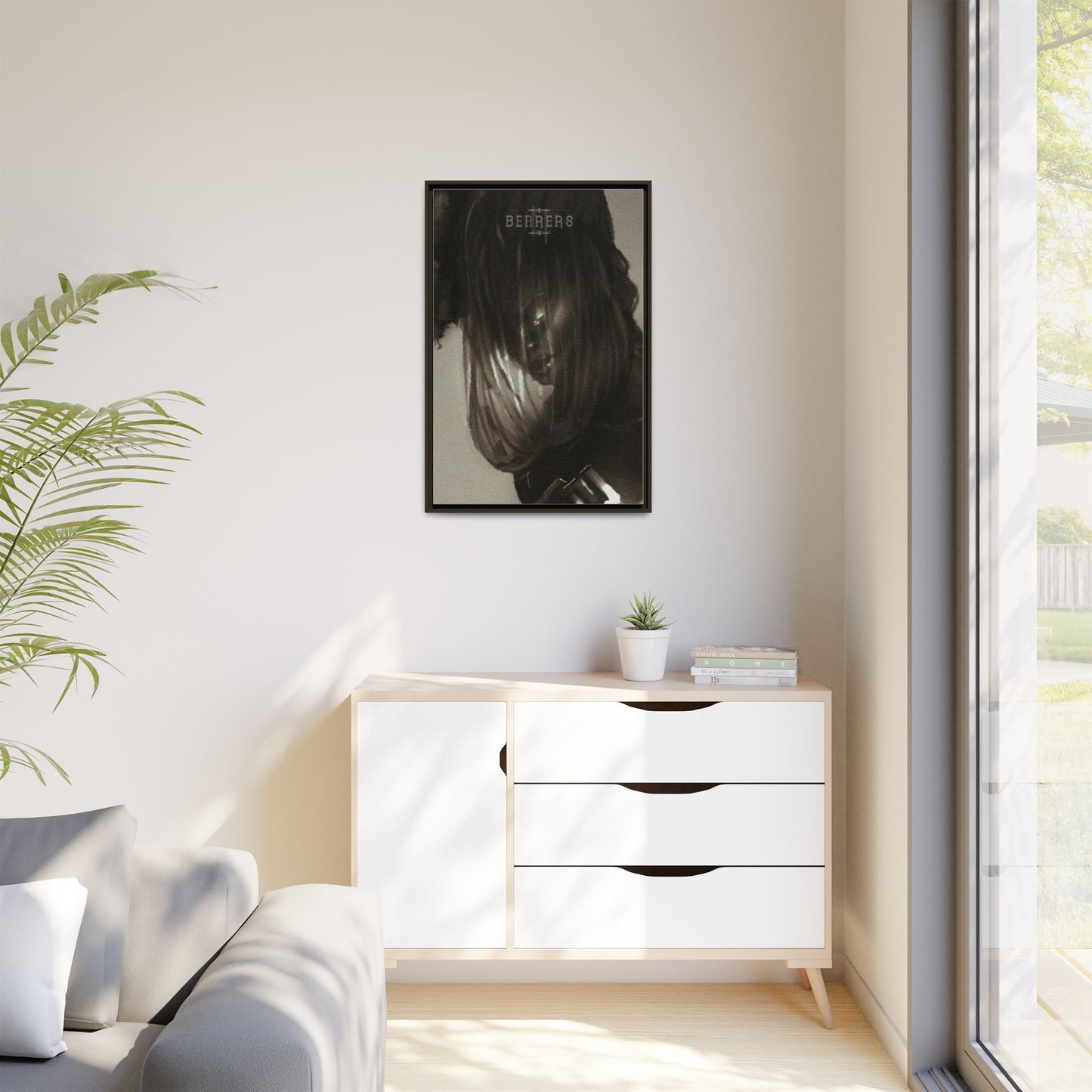 Adisa Harrow - The Mangled Bearer (Bust) Framed Canvas Art Print