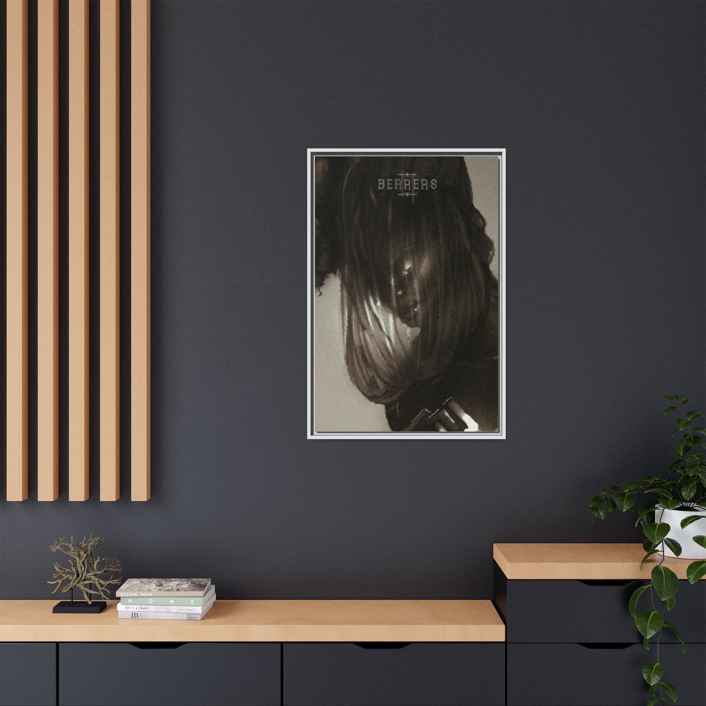 Adisa Harrow - The Mangled Bearer (Bust) Framed Canvas Art Print