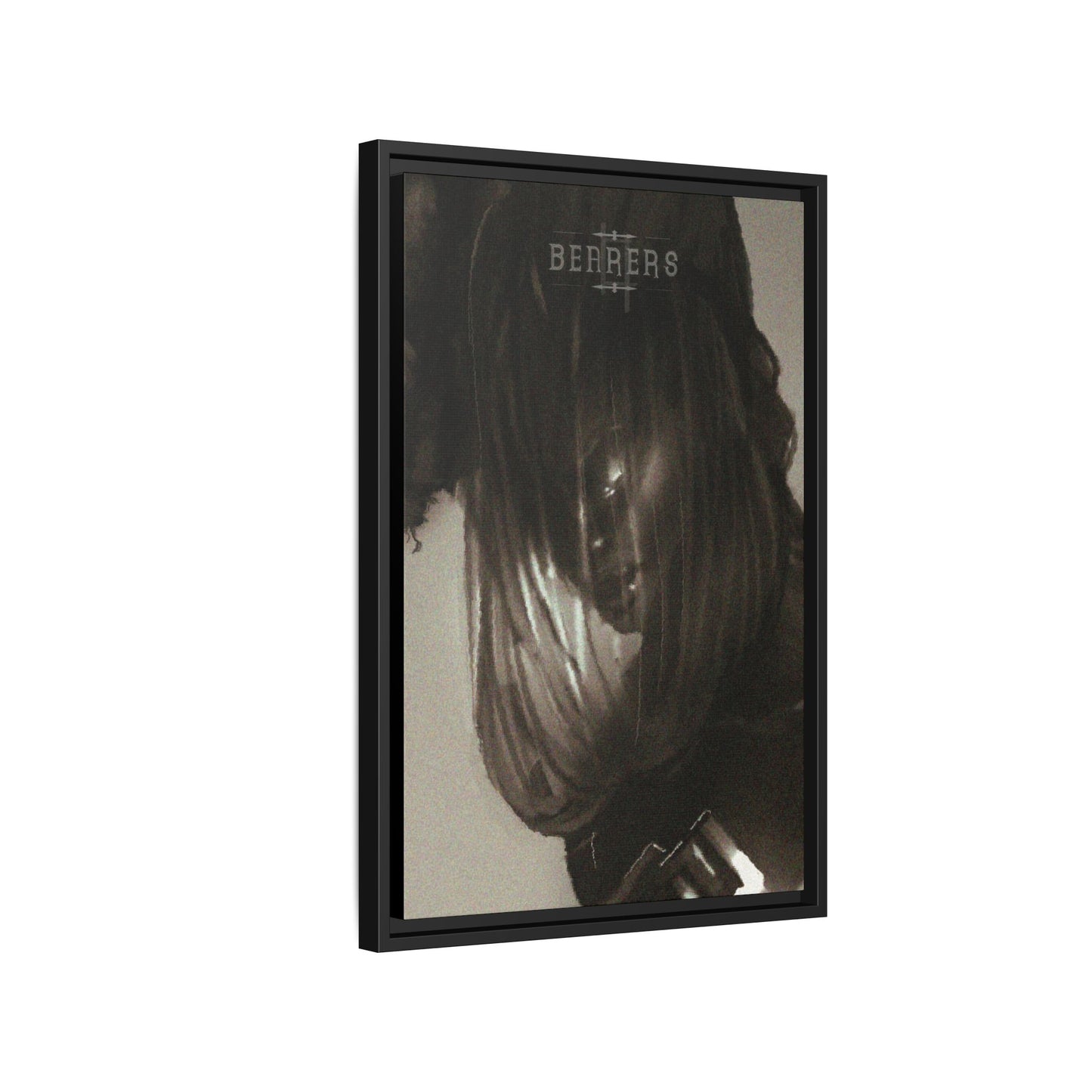 Adisa the Mangled Bearer - Framed Matte Canvas Art - Chic Wall Decor, Modern Home Accent, Unique Gift, Stylish Room Decoration, Trendy Art Print