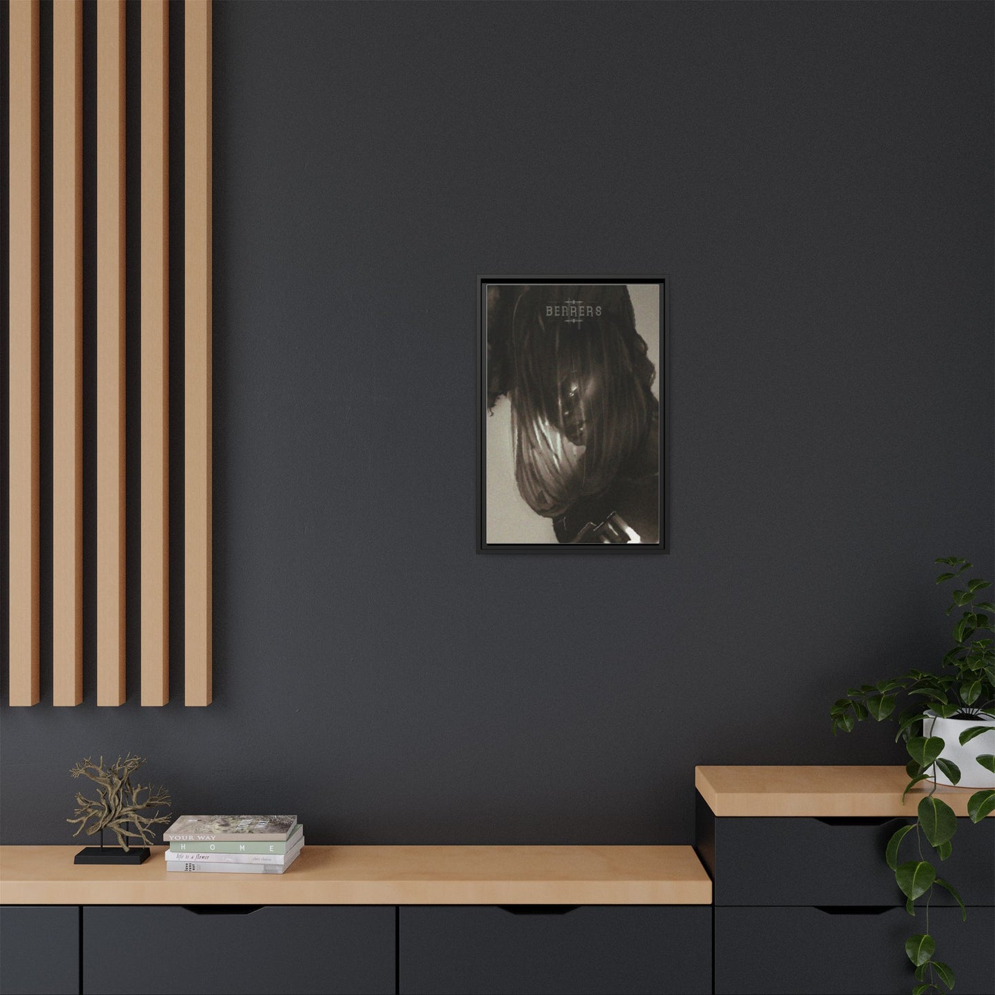 Adisa Harrow - The Mangled Bearer (Bust) Framed Canvas Art Print