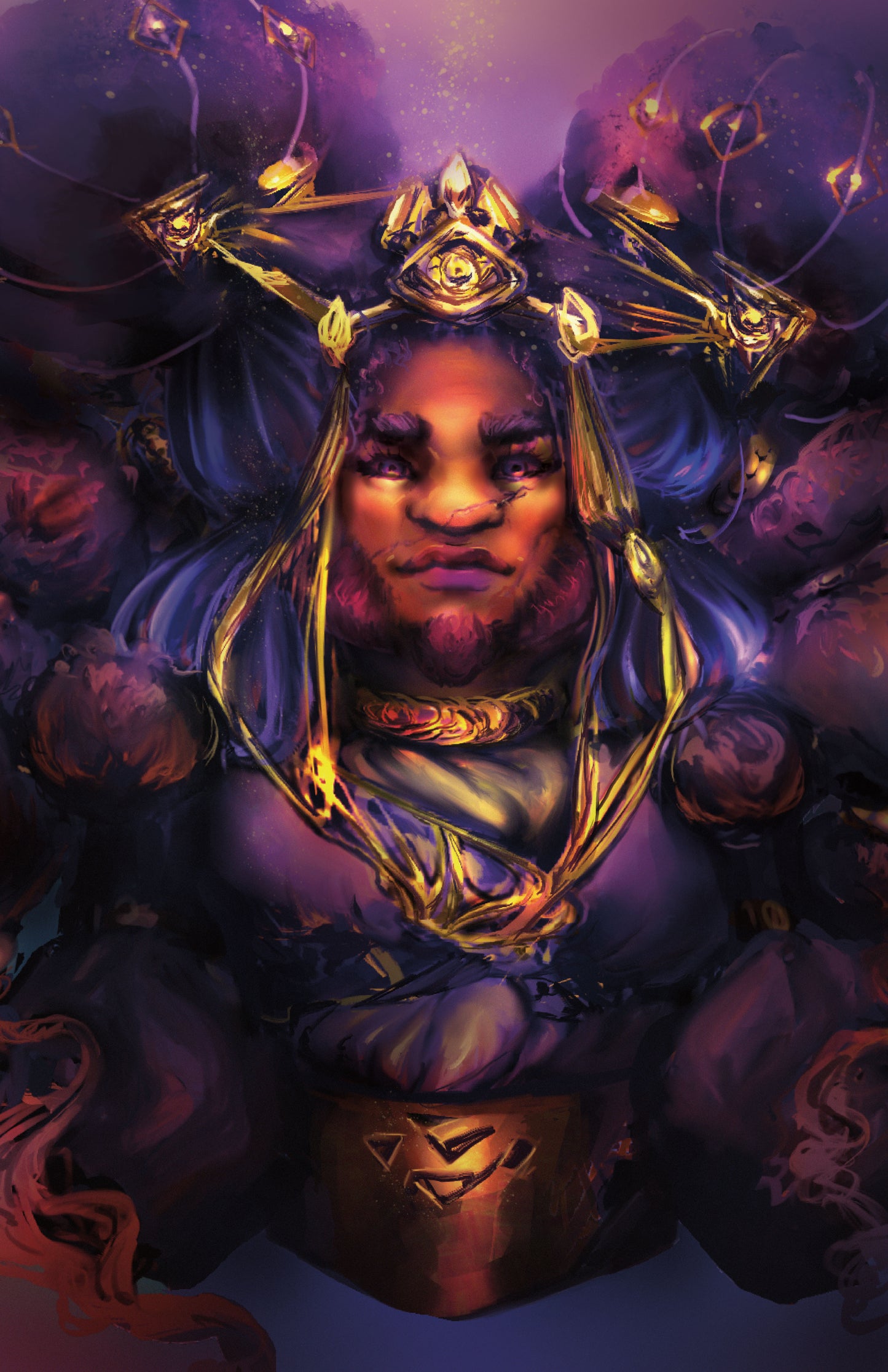 THE DWARVEN COURT - The Dwarven Queen 11"x17"