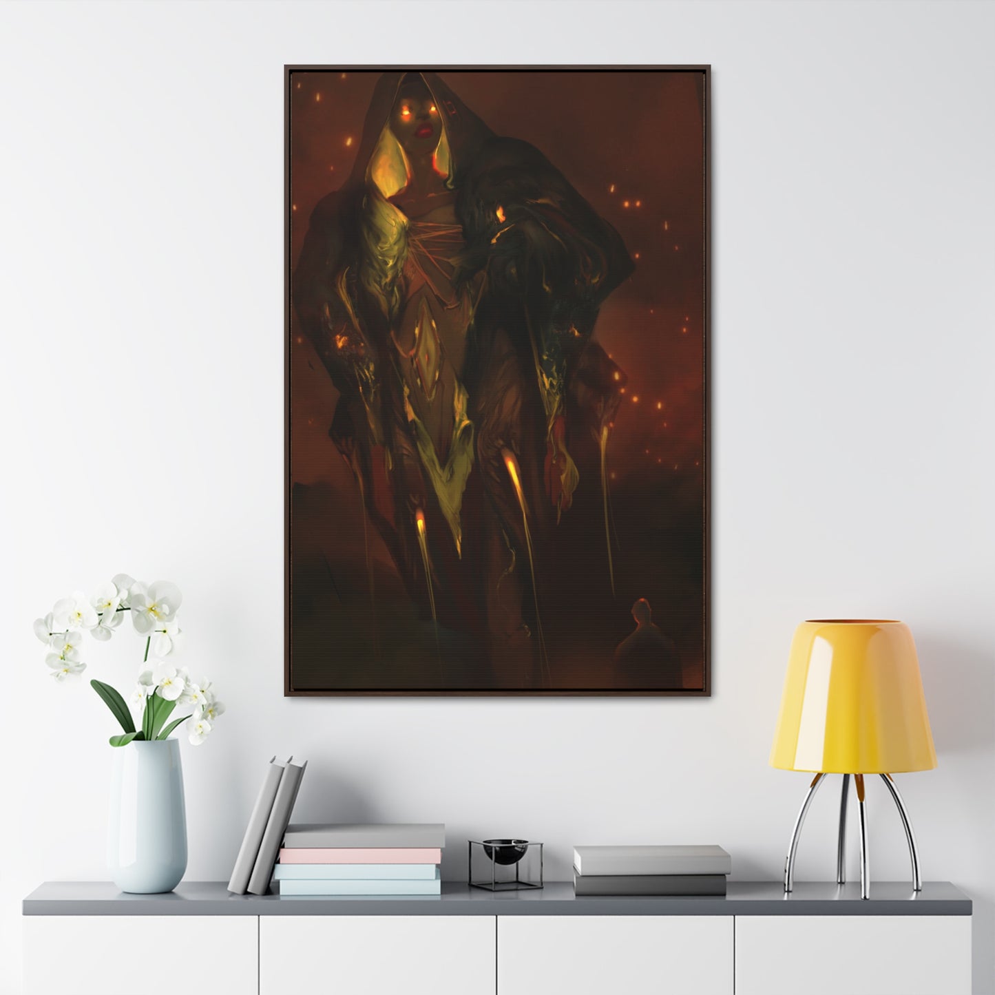 BEARERS - Khadija the Flame Bearer - Gallery Canvas Wraps, Vertical Frame