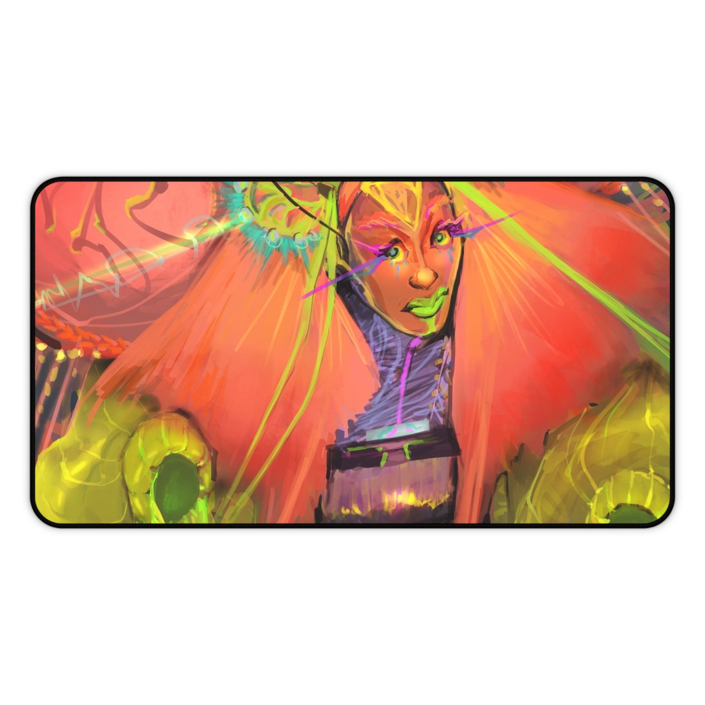 Cyber Fae Bae Desk Mat