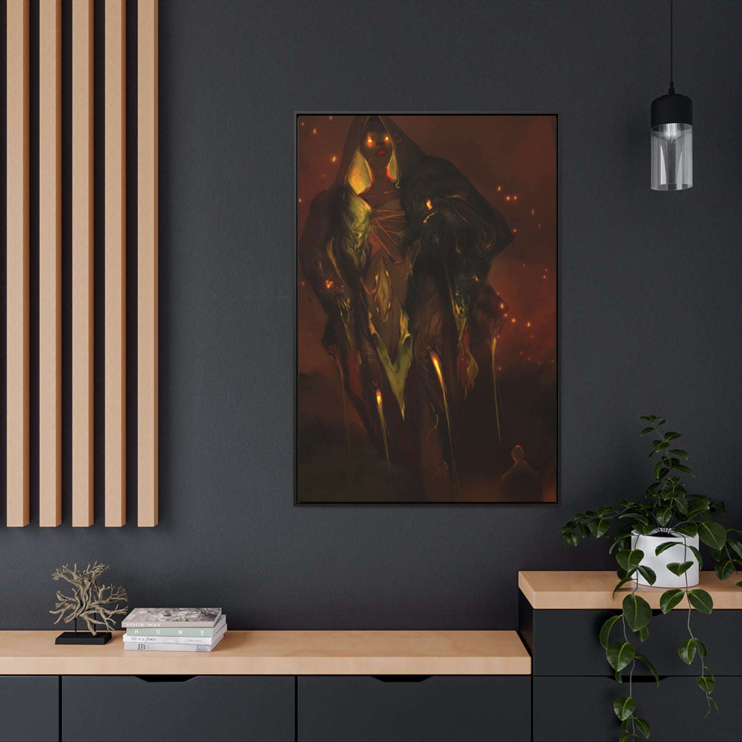 BEARERS - Khadija the Flame Bearer - Gallery Canvas Wraps, Vertical Frame