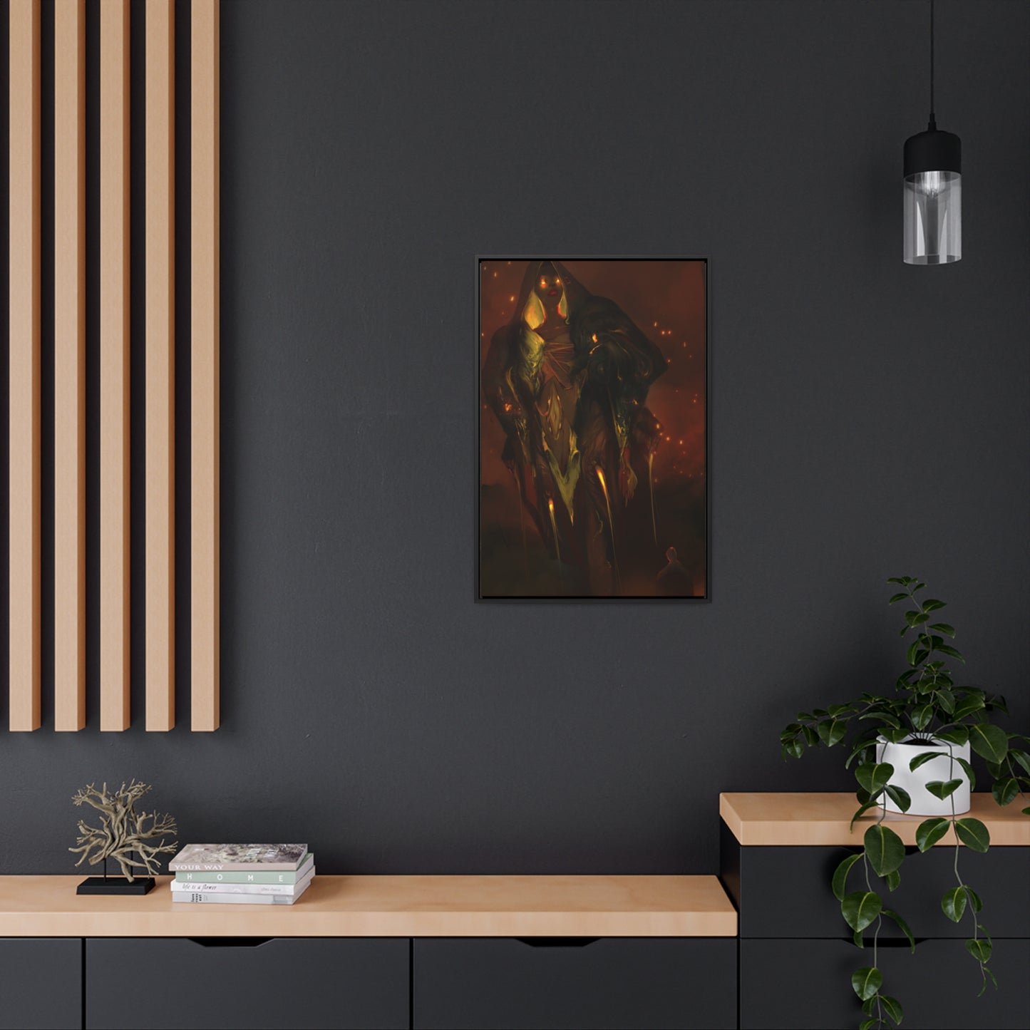 BEARERS - Khadija the Flame Bearer - Gallery Canvas Wraps, Vertical Frame