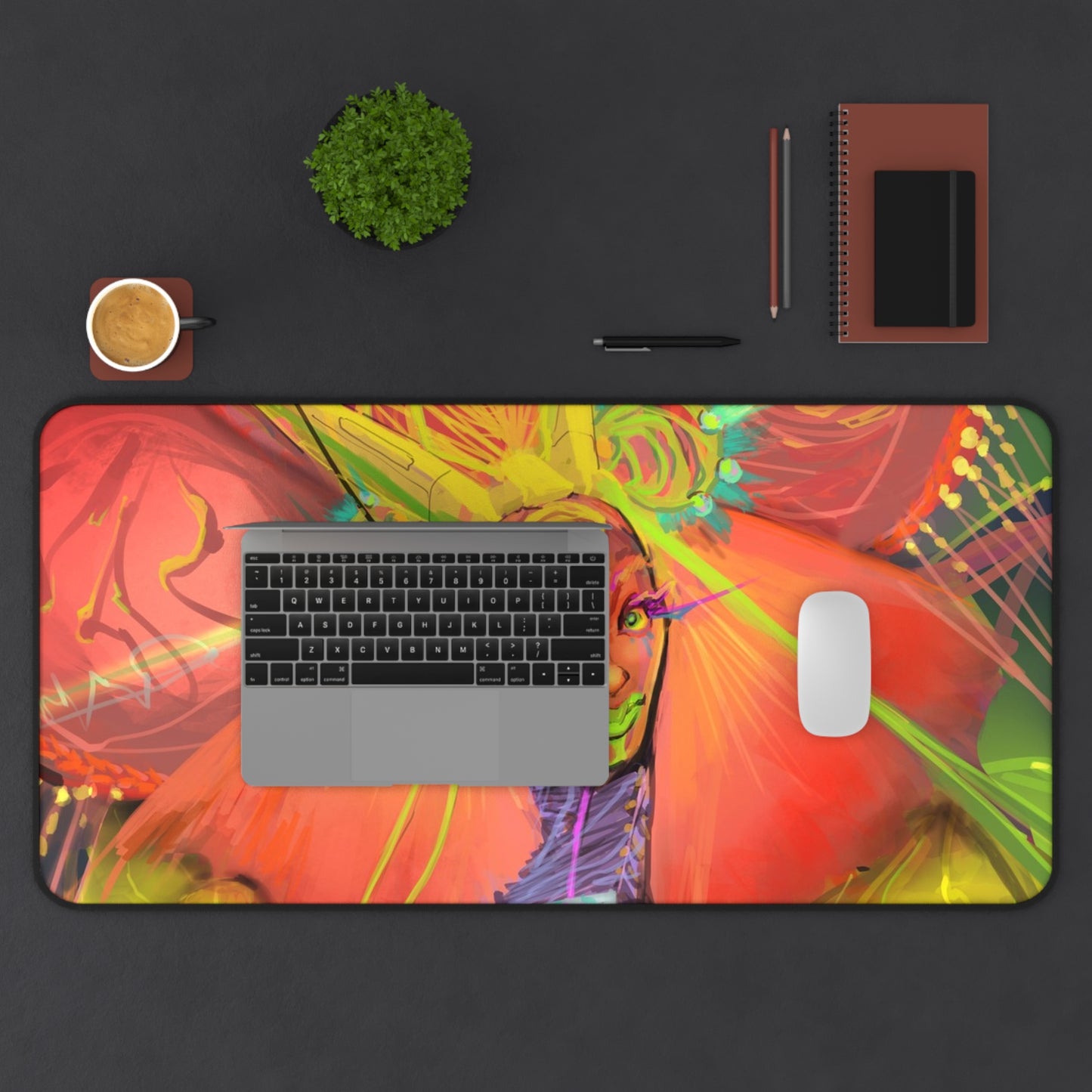 Cyber Fae Bae Desk Mat