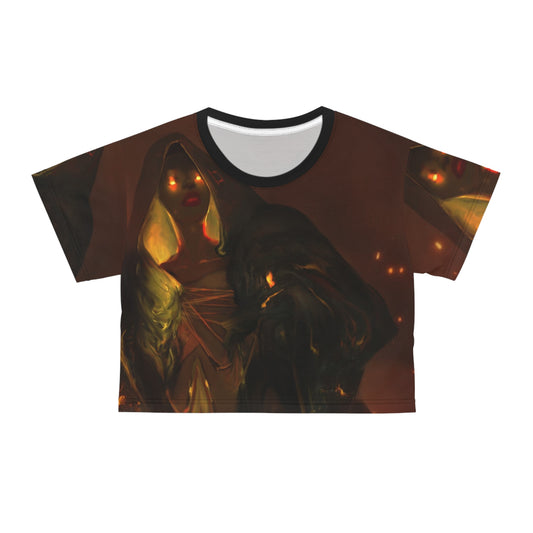 BEARERS - Khadija the Flame Bearer Bearer Crop Tee (AOP)