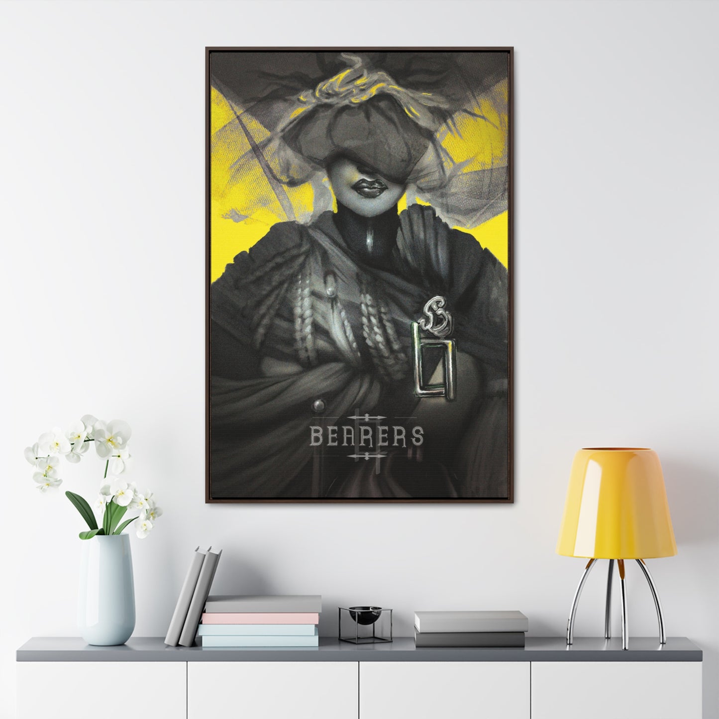 Erica the Justice Bearer - Gallery Canvas Wraps, Vertical Frame