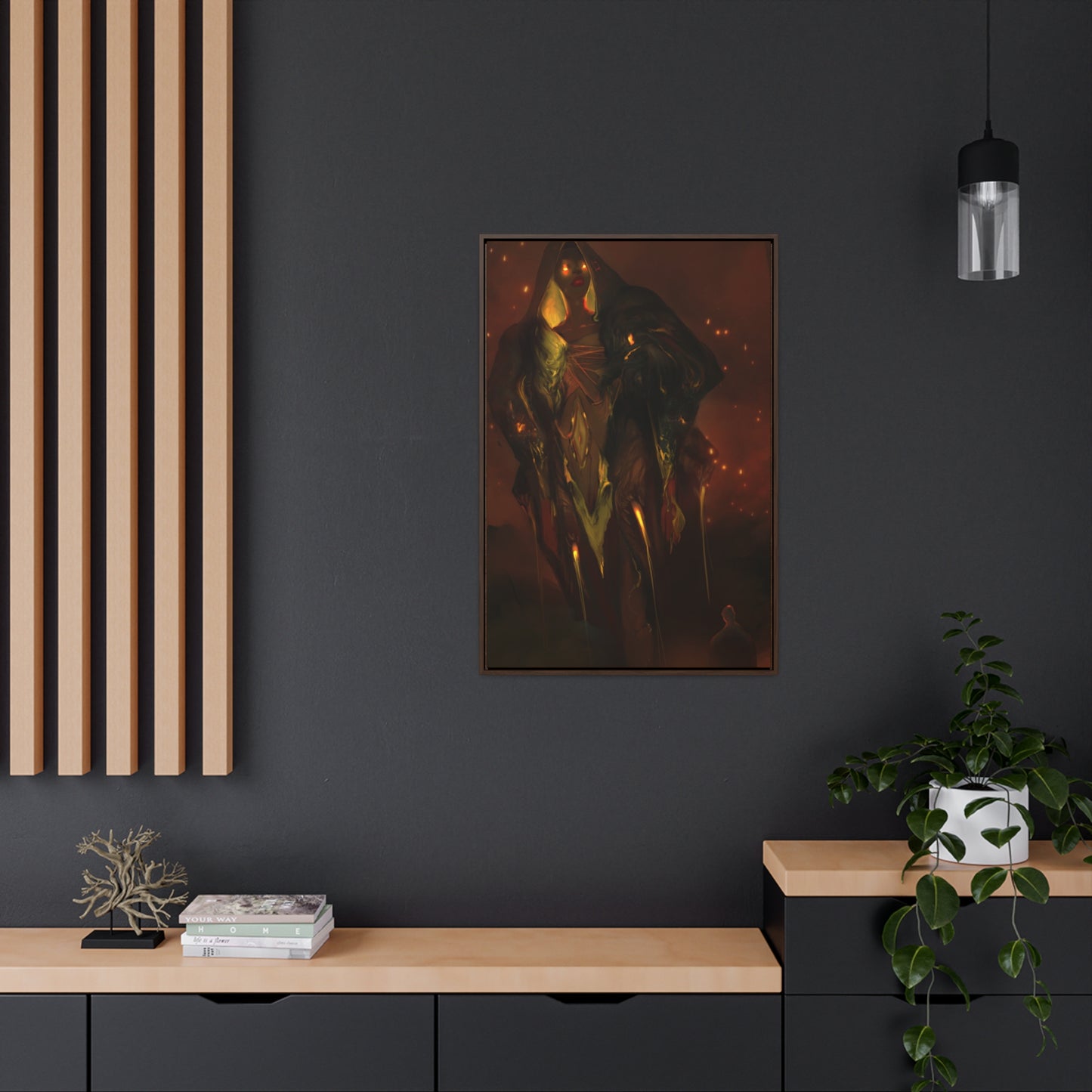 BEARERS - Khadija the Flame Bearer - Gallery Canvas Wraps, Vertical Frame