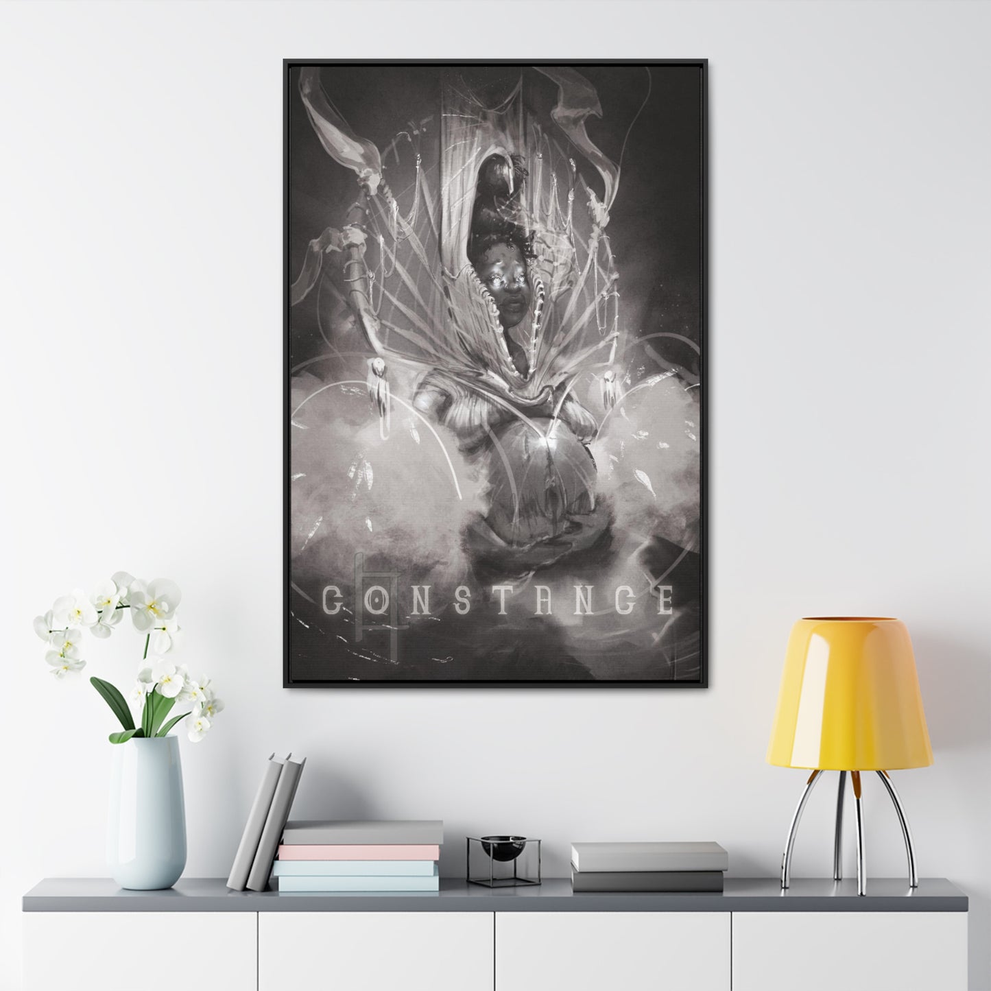 Constance the Mother Bearer Cover - Gallery Canvas Wraps, Vertical Frame