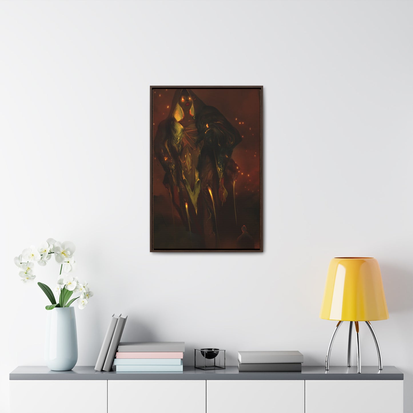 BEARERS - Khadija the Flame Bearer - Gallery Canvas Wraps, Vertical Frame