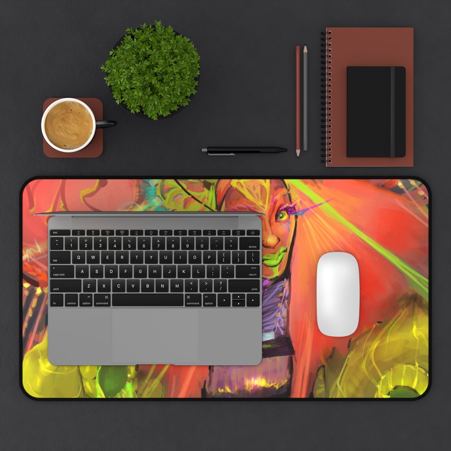 Cyber Fae Bae Desk Mat