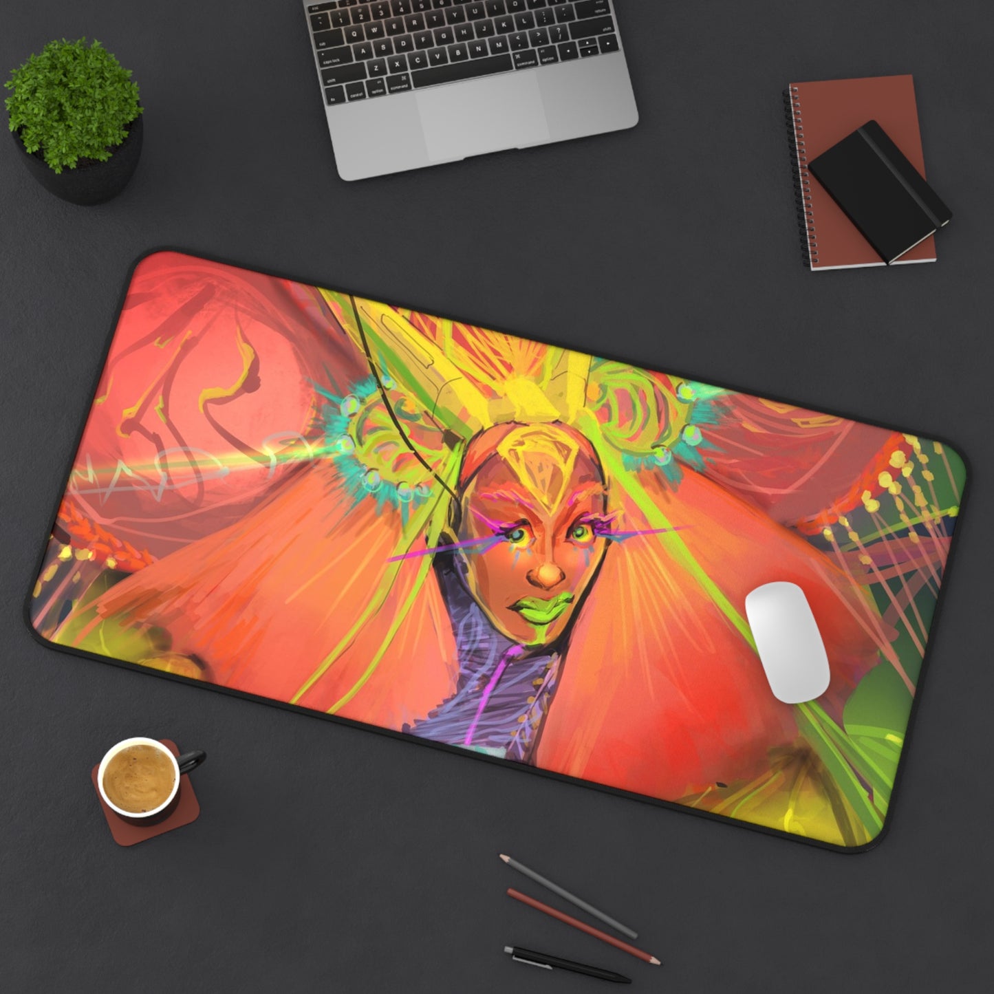 Cyber Fae Bae Desk Mat