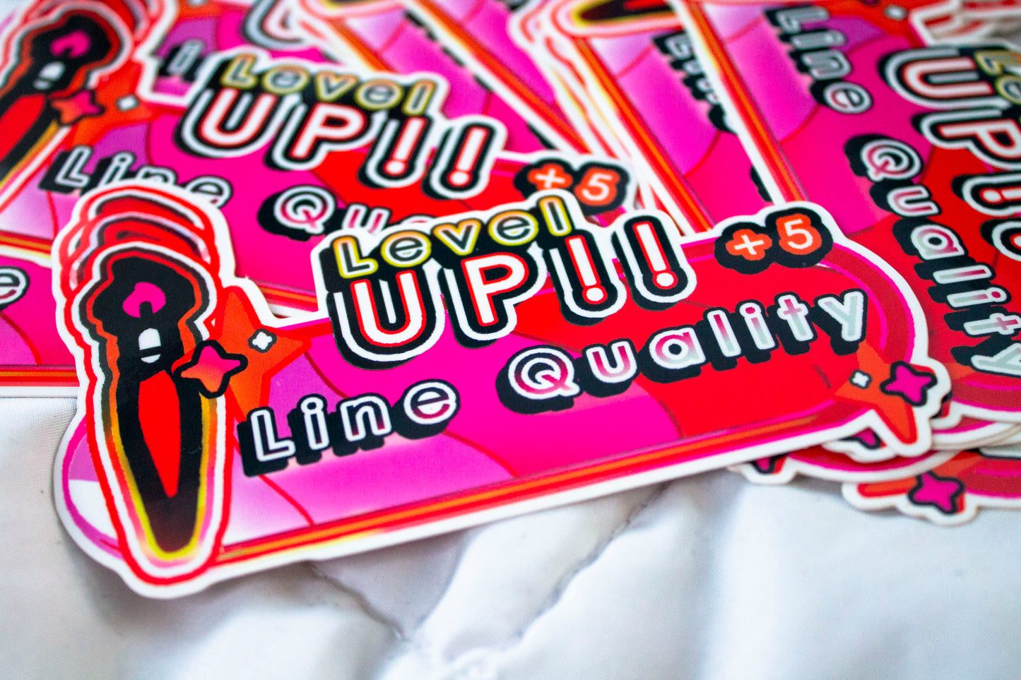 LEVEL UP - Line Quality 5" Sticker